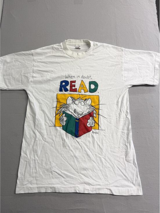 Fruit of the Loom Other - Vintage Sandra Boynton T-shirt When in doubt Read - L